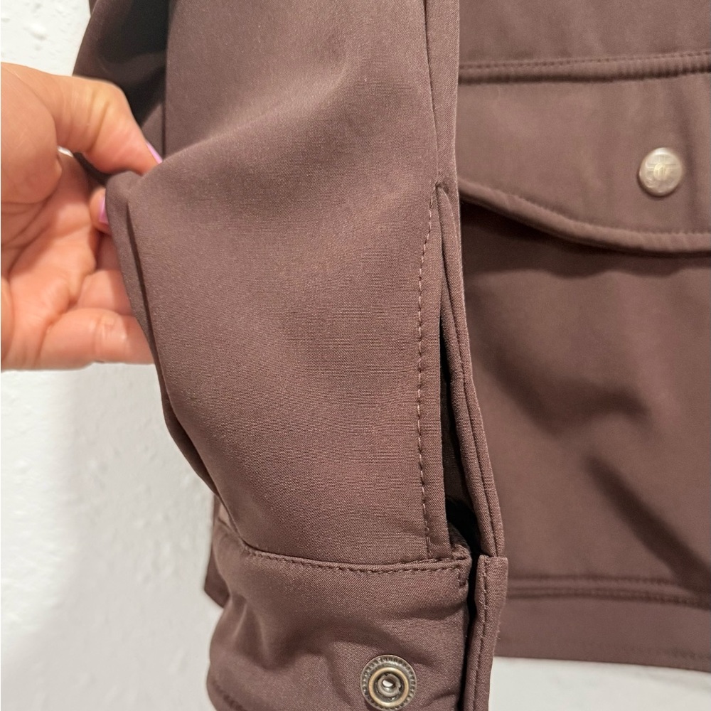 STS Ranchwear Brown Work Jacket with Rodeo Contest Patch L - Picture 9 of 12